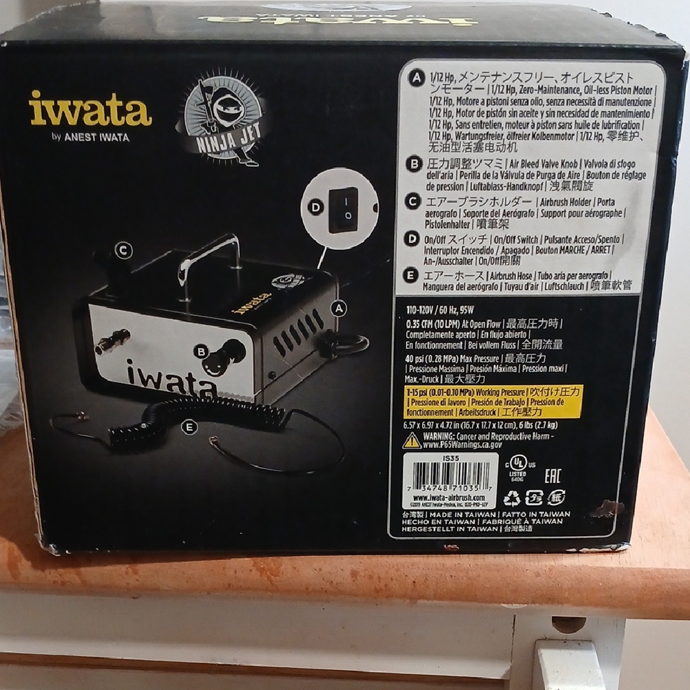 Iwata Ninja Jet Airbrush Compressor